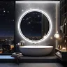 Grand miroir de salle de bain rond rétro-éclairé – vue 5