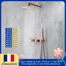 8/10/12 pouces ensemble de douche pluie or…
