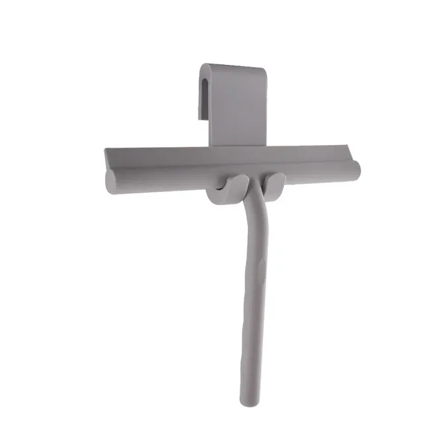 Raclette douche silicone souple compacte noir blanc gris… – vue 4