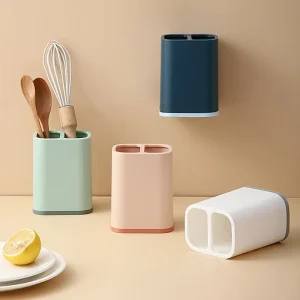 Étagère de vidange de cuisine, égouttoir de vaisselle, support de Cage à baguettes, organisateur de rangement de cuillère fourchette couteau