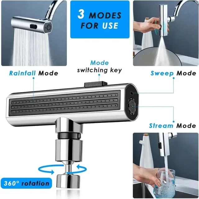 Nouveau robinet de cuisine cascade flux pulvérisateur… – vue 4