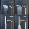 Robinet de lavabo gris en acier inoxydable – vue 7