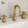 Baignoire montée sur pont en laiton antique – vue 4
