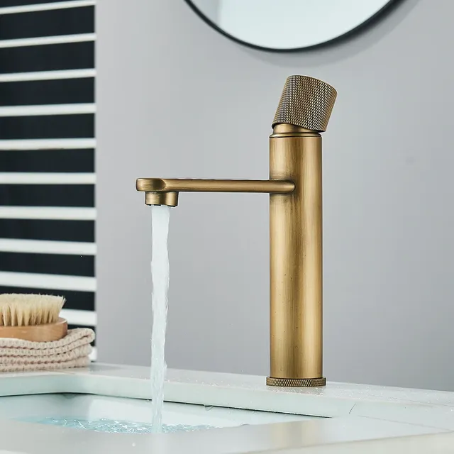 Robinet de lavabo en Nickel brossé – vue 3