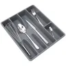Organisateur tiroir cuisine silicone souple gris mat… – vue 3