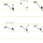 outil positionnement tiroir panneau localisateur réglable limiteur hauteur antidérapant crochet maintien métal inox robuste léger serrage molette plastique noir précision