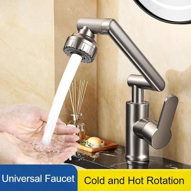 Robinet rotatif de lavabo universel – vue 2