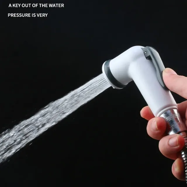 Pulvérisateur bidet main hygiénique ABS blanc pistolet… – vue 3