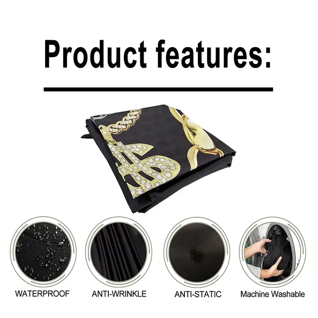 Tablier de coiffure imperméable à encolure instantanée – vue 3