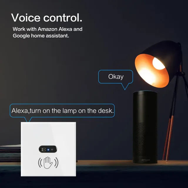 Aovrlcx EU Tuya WiFi commutateur intelligent vague… – vue 2