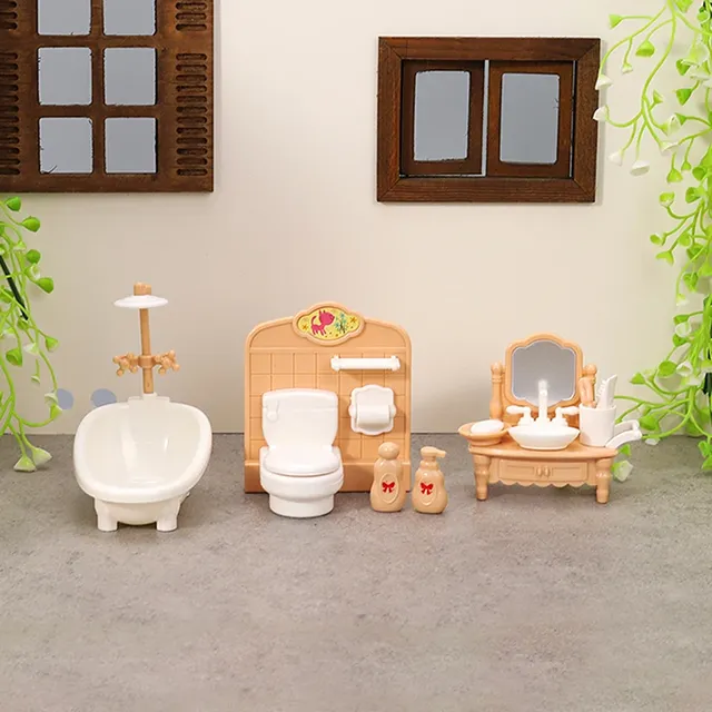 1 ensemble 1:12 maison de poupée Miniature baignoire…