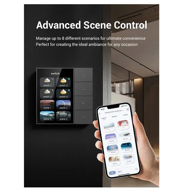 Tuya Zigbee-Joli Mural Intelligent à Écran Tactile de… – vue 3
