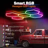Lampe garage hexagonale RVB contrôlable application… – vue 2