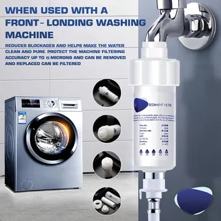 Filtre à eau purificateur douche Machine à laver filtre sous évier…