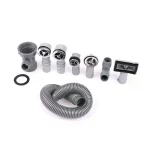 Trou de débordement de lavabo de cuisine, tuyau d&rsquo;eau de Drainage, connecteur d&rsquo;évier à trois têtes