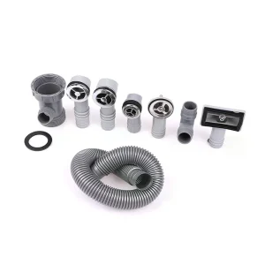 Trou de débordement de lavabo de cuisine, tuyau d&rsquo;eau de Drainage, connecteur d&rsquo;évier à trois têtes