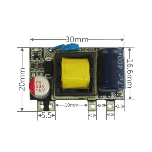 AC-DC 3.7V / 4.2V 2000mA /5V 1700mA 9V 800mA 8.5W module… – vue 2