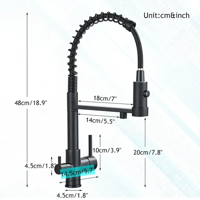 Robinet de cuisine à eau potable – vue 2