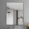 Miroir de salle de bains à cadre en aluminium – vue 3