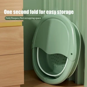 Baignoire de Massage pliable pour pieds, conception Portable pour un rangement facile, plateau de bain de pieds intégré, article essentiel pour le trempage des pieds