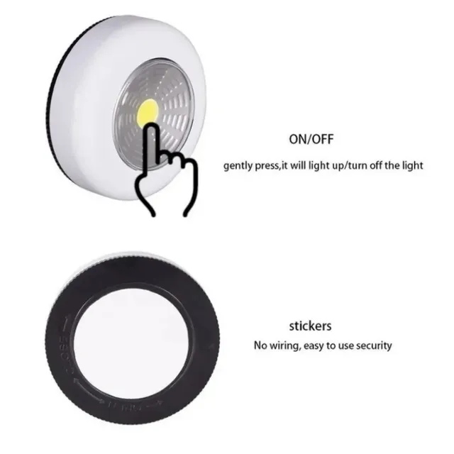 Interrupteur tactile LED veilleuse lampes murales sans… – vue 6
