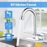 Robinets de cuisine pliants en laiton chromé – vue 2