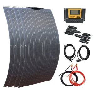 Photovoltaic Solar Panel Panneau Solaire Flexible 500W 100W 200W 300W 400W, Kit Solaire Photovoltaïque pour Batterie de Voiture 12V 24V, Ordinateur délégations Bateau Maison Photovoltaic Solar Panel Panneau Solaire Flexible 500W 100W 200W 300W 400W, Kit Solaire Photovoltaïque pour Batterie de Voiture 12V 24V, Ordinateur délégations Bateau Maison