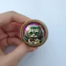 Bouton commode verre cabochon bombé Alice Pays… – vue 4