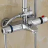 Mitigeur thermostatique mural baignoire douche chromé… – vue 2
