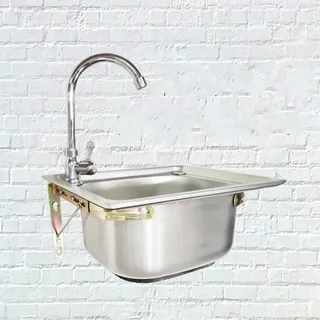 Évier cuisine encastrable acier inoxydable poli satiné cuve profonde…