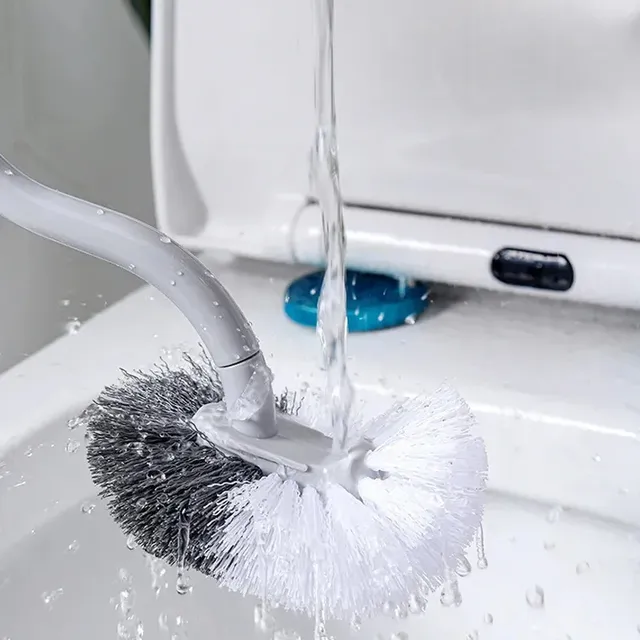 Brosse courbe de toilette murale de type S – vue 2