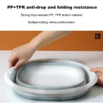 Lavabo carré pliable pour les mains, bassin Portable multifonctionnel de voyage en plein air, peu encombrant pour la pêche aux fruits, le Camping