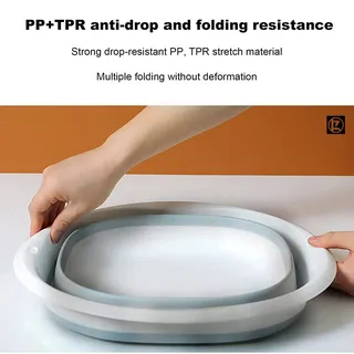 Lavabo carré pliable pour les mains