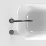 Robinet de lavabo noir à poignée unique – vue 5