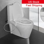Ensemble de Bidet de toilette intelligent, siège de nettoyage par pulvérisation d&rsquo;eau douce Non électrique, Kit de fixation de salle de bains, soins personnels hygiéniques, Tube de 1/2 pouces