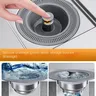 Filtre vidange évier acier inoxydable universel rebond… – vue 3