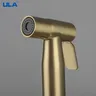 Robinet douchette bidet mural acier inox doré brossé mat… – vue 5