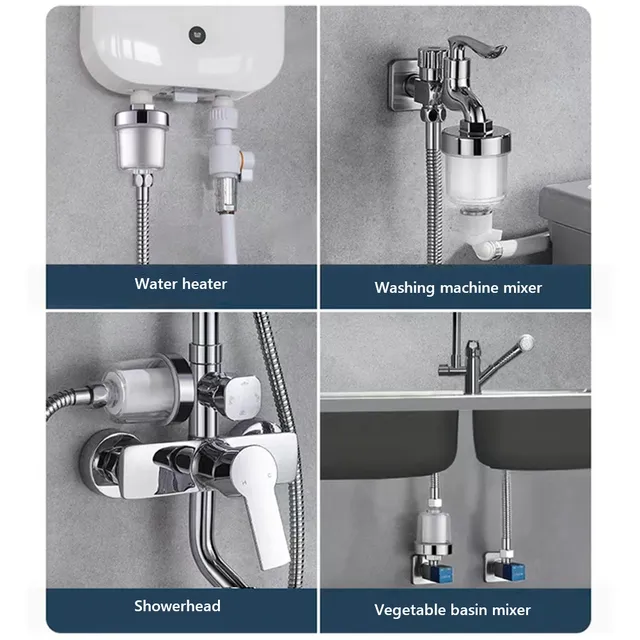 Filtre eau purificateur robinet douche cuisine bain… – vue 4