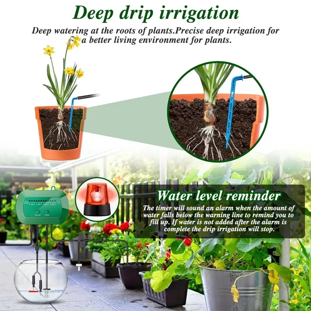 Kit d'irrigation goutte à goutte pour plantes en pot – vue 3