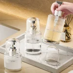 Bouteille de voyage vide rechargeable de 60/90/120ml, distributeur de shampoing, après-shampooing, Lotion, pour utilisation en voyage, pompe à savon