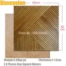 Panneau de décoration murale 3D haut de gamme 60x60cm – vue 6