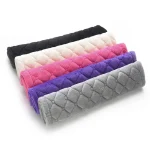 Style de voiture en peluche douce ceinture de sécurité sangle couverture voiture épaulière ceinture de sécurité épaulettes couverture de ceinture de sécurité coussin de ceinture de sécurité