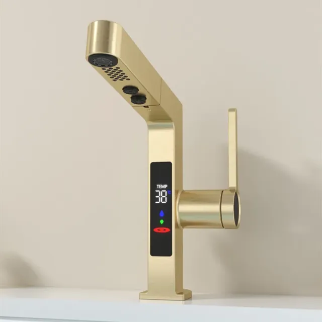 Robinet lavabo affichage numérique LED mitigeur… – vue 3