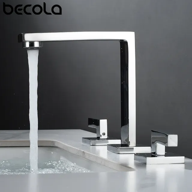 Robinet de lavabo en or brossé – vue 5