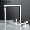 Robinet de lavabo en or brossé – vue 5