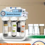 Purificateur d&rsquo;eau potable directe domestique, 1000G, grand débit, sans seau, filtration de l&rsquo;eau du robinet de cuisine, ro osmose inverse, bricolage