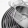 Bassin rond en acier inoxydable 304 pour le stockage des… – vue 3