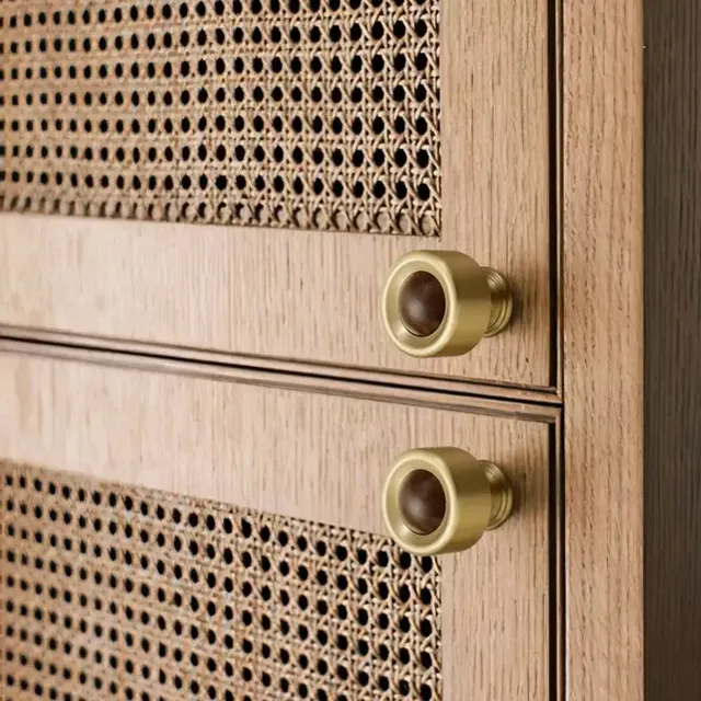 Poignée bouton ronde style vintage rétro tête champignon… – vue 4