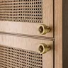 Poignée bouton ronde style vintage rétro tête champignon… – vue 4