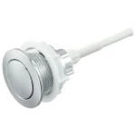 Bouton poussoir de toilette chromé ABS, bouton de chasse d&rsquo;eau, Valve ronde, siège de toilette, Valve de réservoir d&rsquo;eau, accessoires de salle de bains